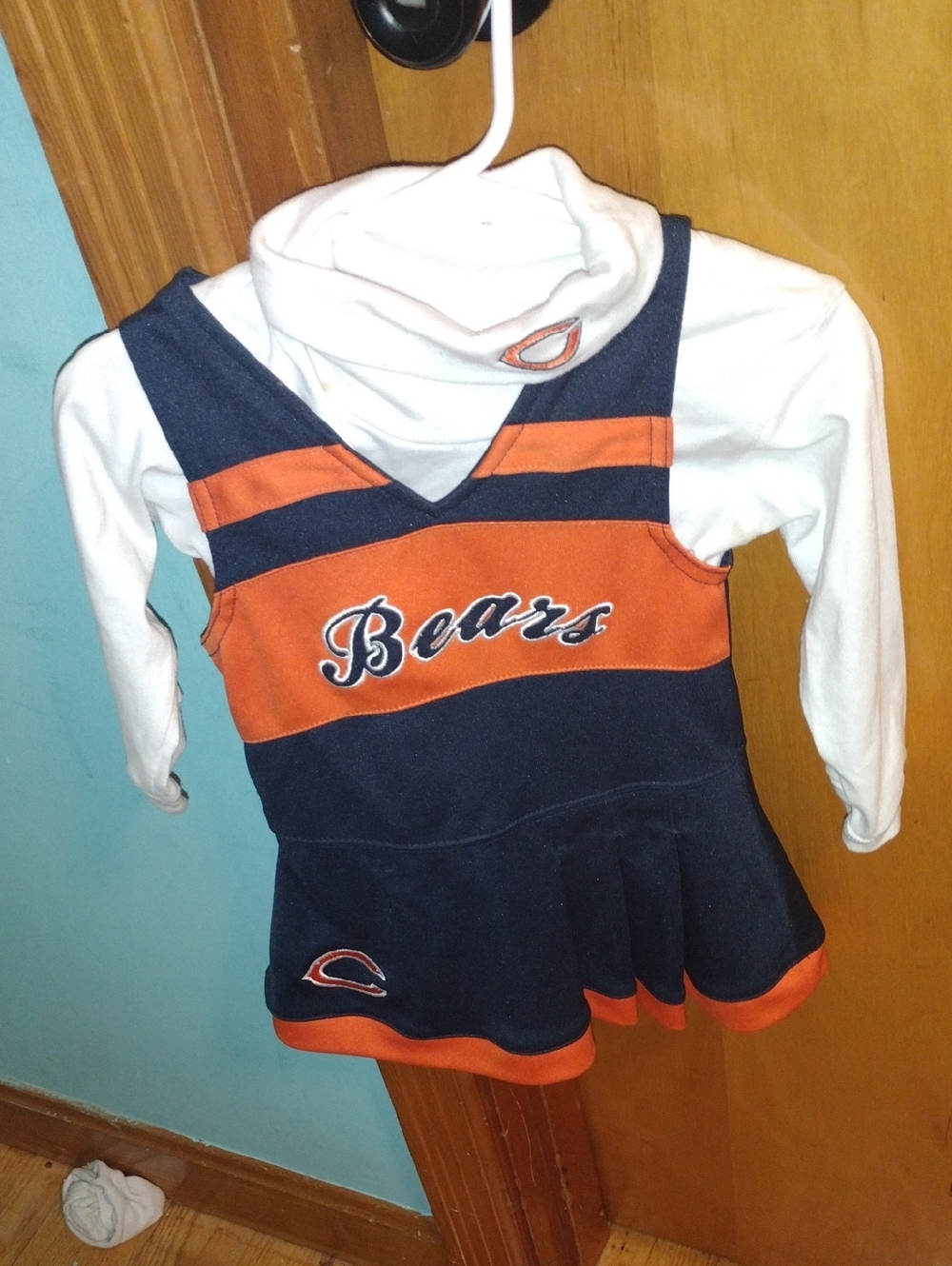 NFL Kids White and Orange Team Apparel Top